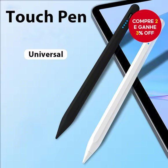 Caneta Stylus Capacitiva Universal Para Dispositivos De Tela De Toque Android E iOS De Desenho iPad Huawei Samsung