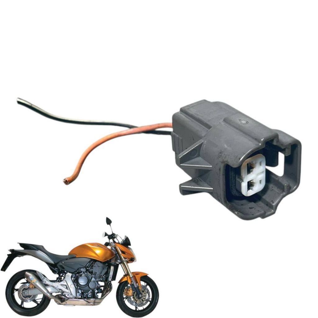 Plug Conector Bico Injetor 2 Vias Original Honda CB 600F Hornet 2008