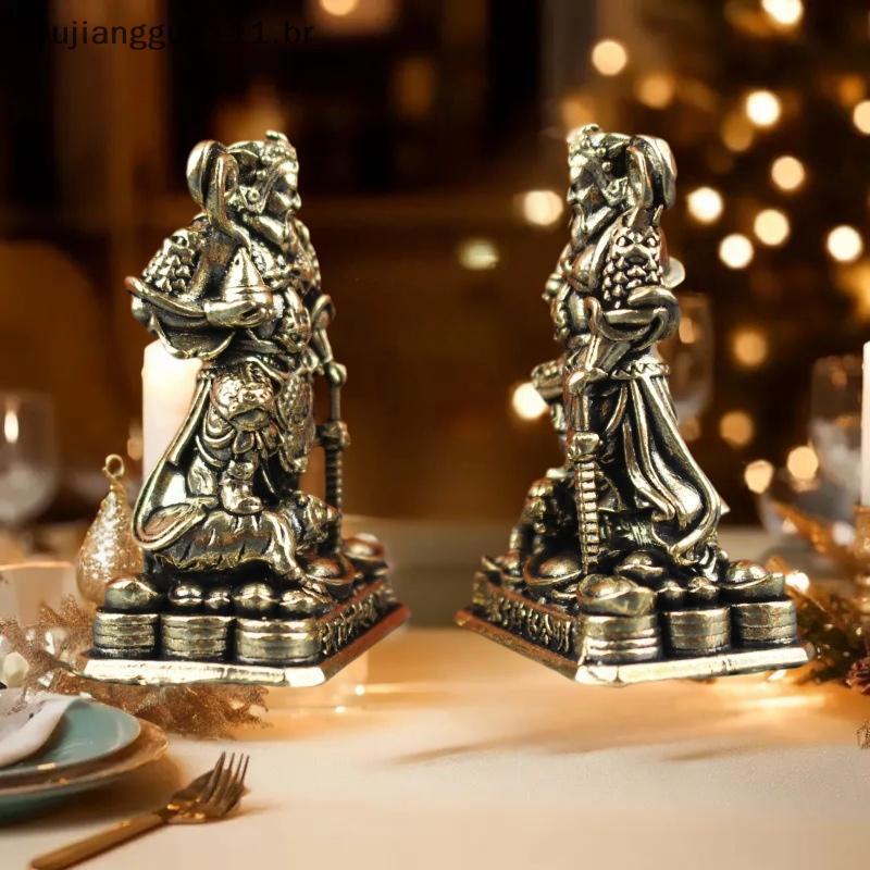 # Novo Ornamento De Mesa De Bronze Da Estátua Protetora Deus Riqueza E Prosperidade Estatueta Decoração De Escritório Do