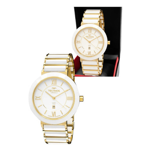 Relógio Feminino Technos Ceramic Branco