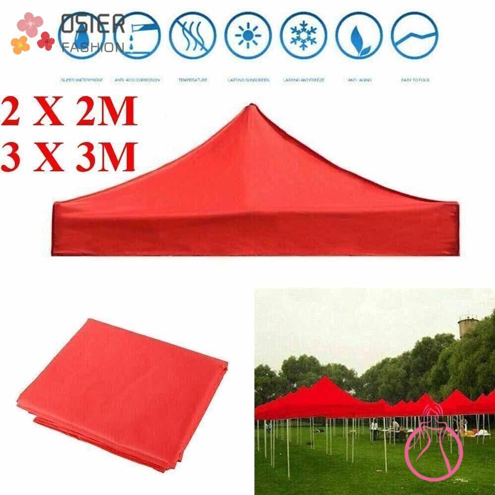 OSIERFASHION Canopy Top Substituição Quatro Cantos Tenda Dossel Barraca De Acampamento Ao Ar Livre Telhado Jardim Guarda