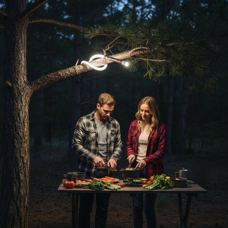 [MYBR] Lanterna Flexível Sti USB Recarregável Luz De Trabalho LED Lâmpada De Inspeção Para Reparo De Garagem Doméstica D