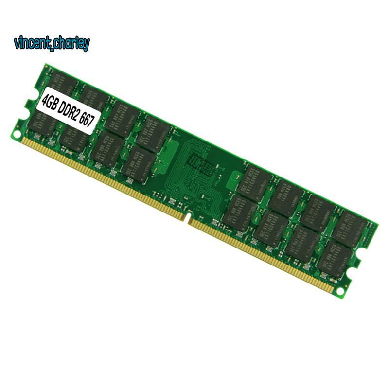 [vincent_c] DDR2 4 Gb De Grande Capacidade 240PIN Módulo De Memória RAM De Alta Frequência 667 Mhz PC2-5300 Para Computa