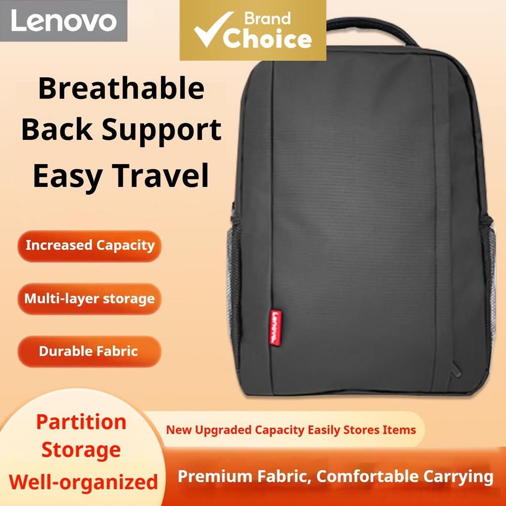 Mochila para Laptop Lenovo 15.6 - Bolsa de viagem e escola ergonômica para negócios
