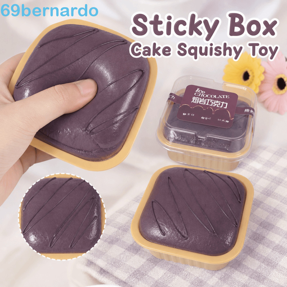 Brinquedo De Aperto De Pão De Simulação BERNARDO , Mole De Bolo De Caixa Pegajosa Super Macia Criativa , Relaxamento Man