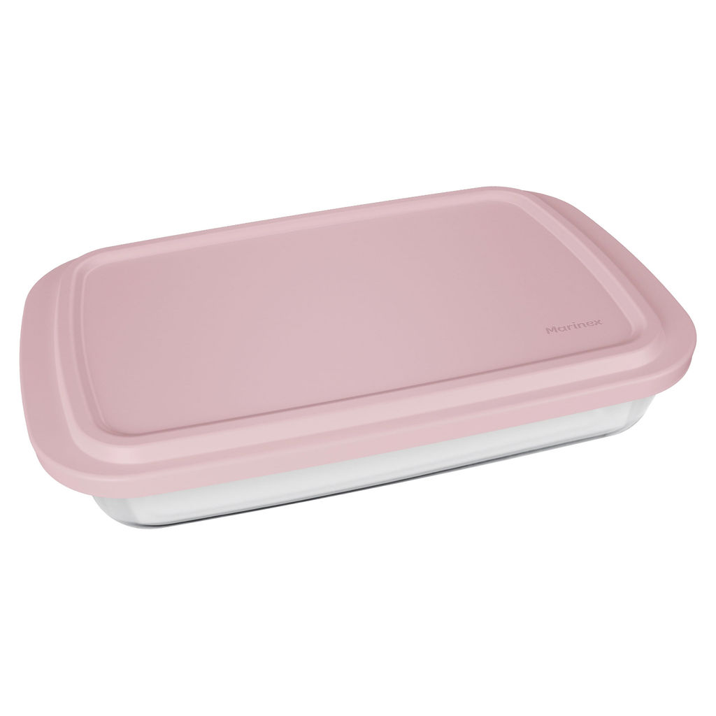Assadeira Retangular Com Tampa 2,2 Litros Marinex
