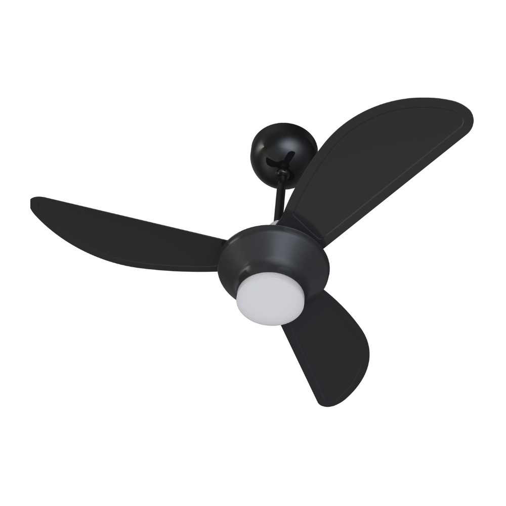 Ventilador De Teto Ventisol Mistral Inverter Led Controle Remoto Bivolt Preto [F133]