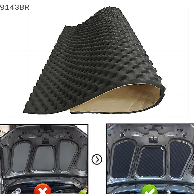 1 Rolo 20mm Capô Do Carro Motor Firewall Esteira De Calor Deadener Som À Prova De Ruído Isolamento Amortecimento Espuma