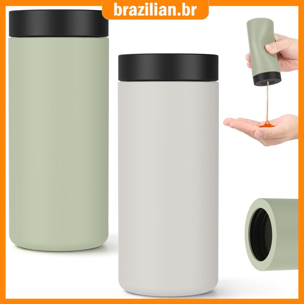 2 Pçs Dispensador De Sabão De Lavar Louça Prato Silicone Squeeze Garrafa Para Cozinha E Banheiro SHOPCYC9086