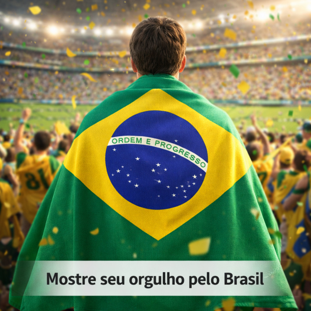 Bandeira Brasil Grande para Eventos - Copa do Brasil