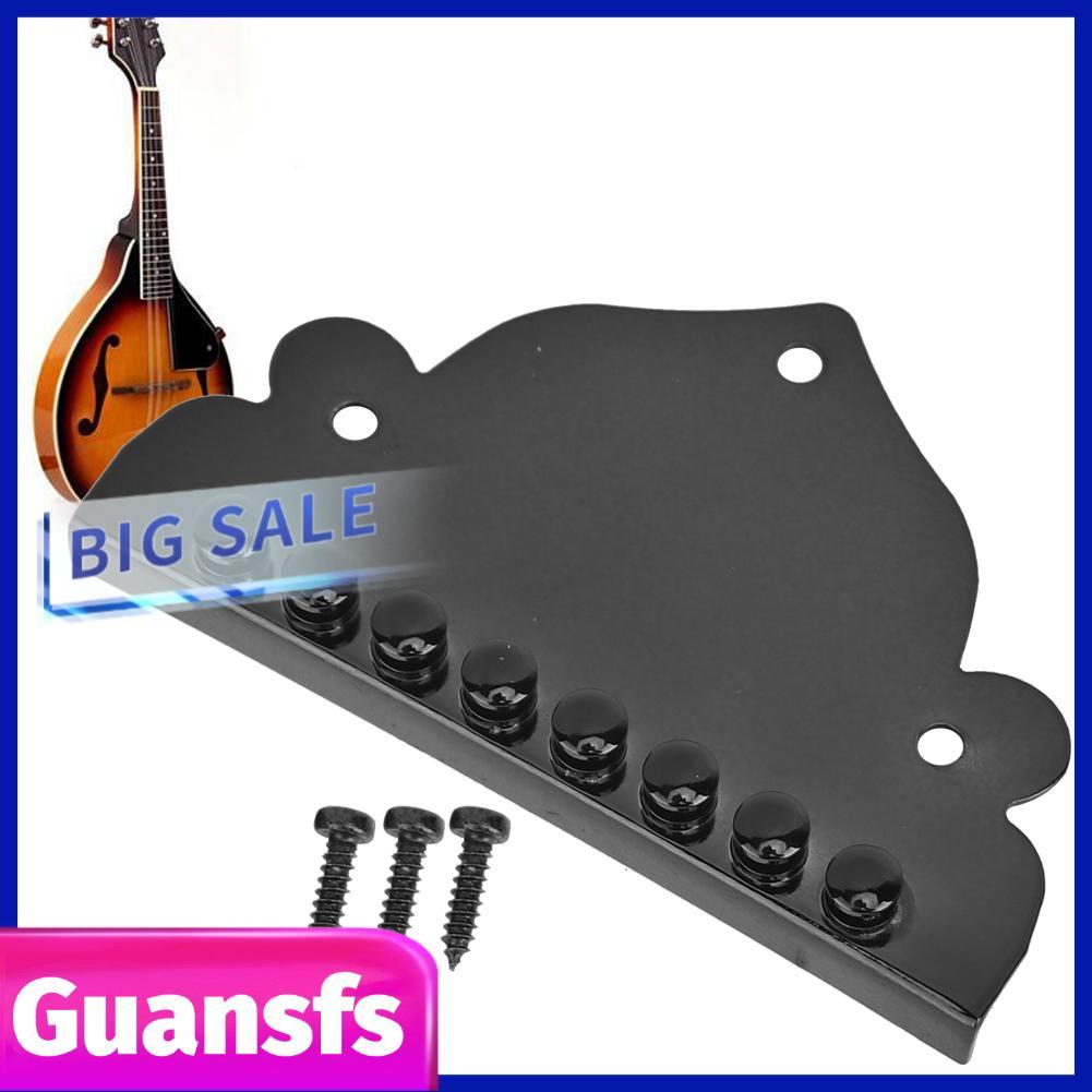 guansfs.br Bnineteenteam Arremate para Bandolim Liga de Zinco 2,8 pol x 1,7 pol 8 Cordas Preto