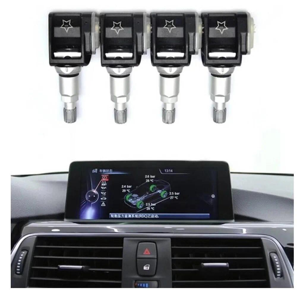 Sensor De Monitor De Pressão De Pneu De Carro , 4 Unidades , TPMS Para BMW 3 5 G30 G31 G11 G12 G01 G38 X3 X4 X5Car Decor