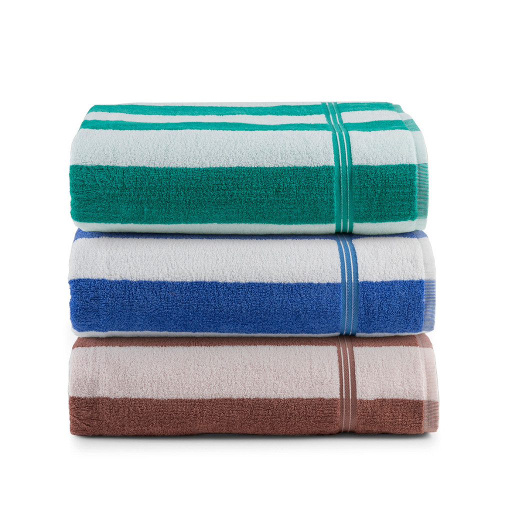 Toalha de Praia Piscina Banhão Ipanema 150x80cm 450g Algodão Macia Absorvente Grande Clube Viagem Verão Casa Praia Luxos