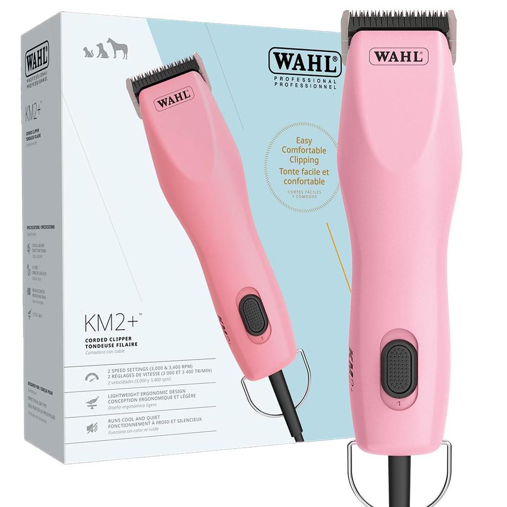 Máquina de Tosa Profissional Pet Wahl KM2+ Plus com Lâmina Prime Series #10 e Motor Brushless