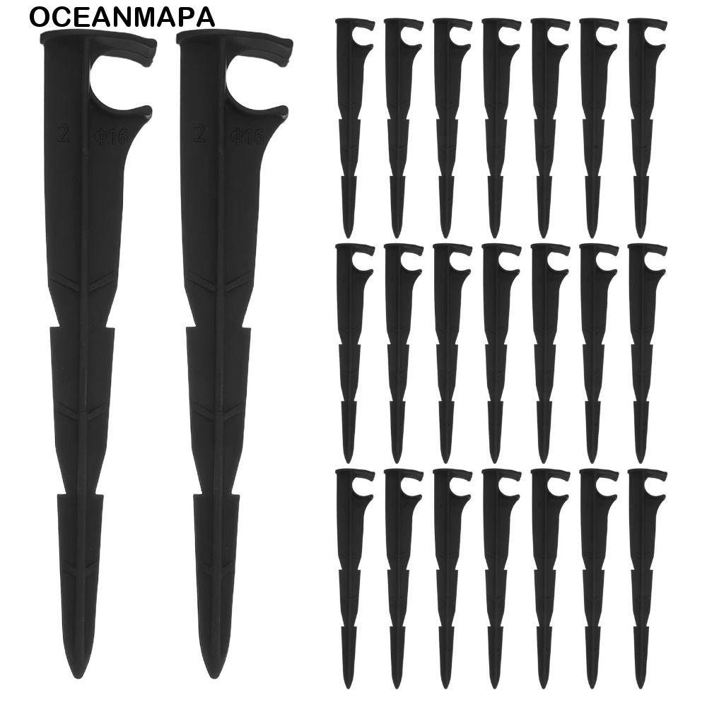 OCEANMAPA 50 Peças De Estacas De Irrigação Por Gotejamento , Mangueira De Estrutura De Suporte Resistente E , Design De