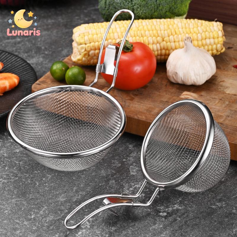 Lunaris 304 Aço Inoxidável Panela Quente Filtro De Superfície De Cozinha Lo Mein Carne Fervente Picante Com Gancho Novo
