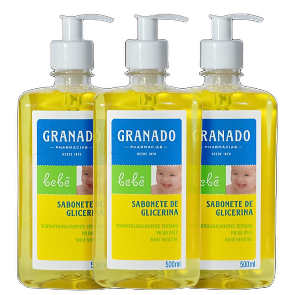 Kit Granado Bebê Glicerina Tradicional - Sabonete Líquido (3 Unidades)