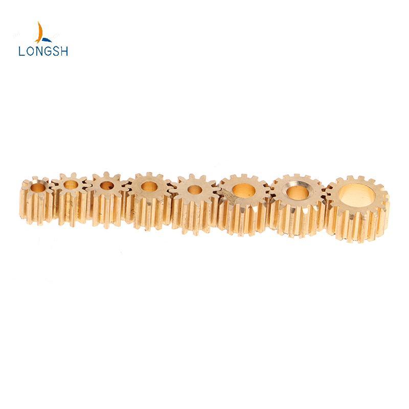 [LongSH] Módulo De 0.5M 8T 9T 10T 11T 12T 14T 15T 16T Dentes Engrenagem De Transmissão De Cobre Para Eixo Fit 1.98MM 2.3