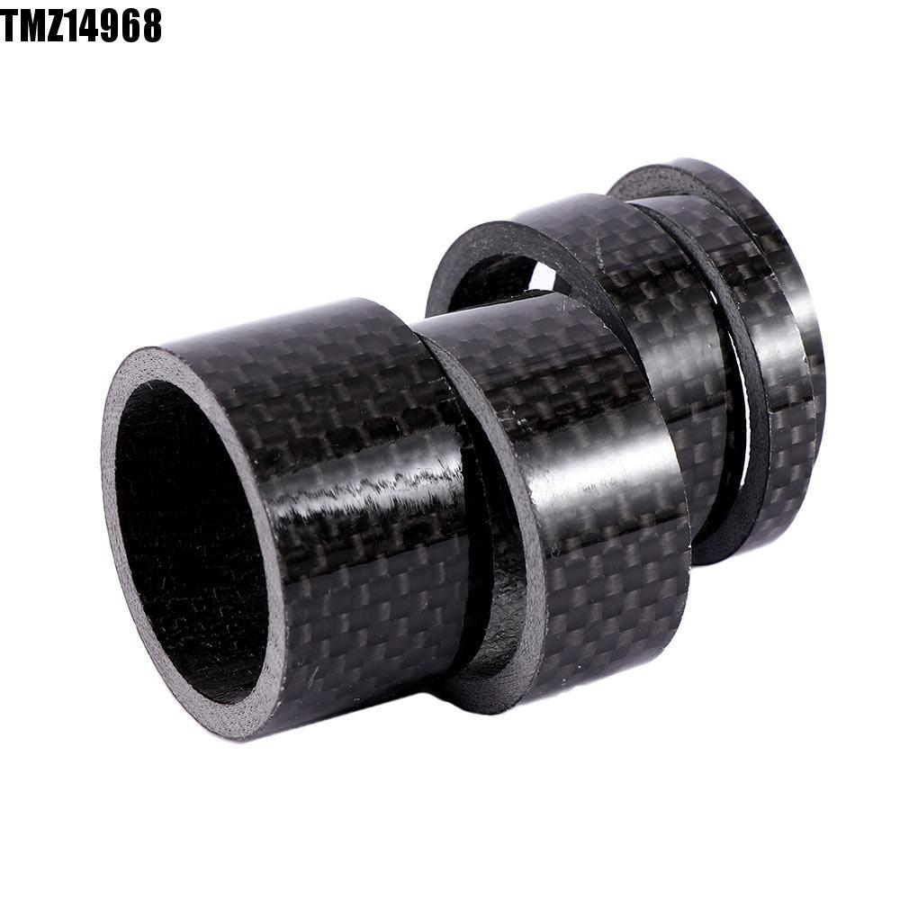 TMZ14968 Arruela Haste Da Bicicleta Acessórios De Fibra Carbono Garfo Dianteiro Lidar Com Barra 1-1/8 " Anel Fone De Ouv