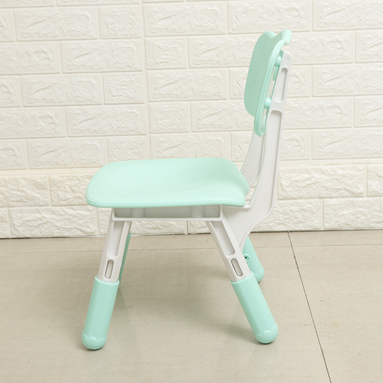 Conjunto de mesa e cadeira para jardim de infância, mesa de estudo infantil com altura ajustável, mesa de escrita para a