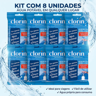 Kit 80 Pastilhas Purificadoras de Água para Consumo Humano - Clorin 1