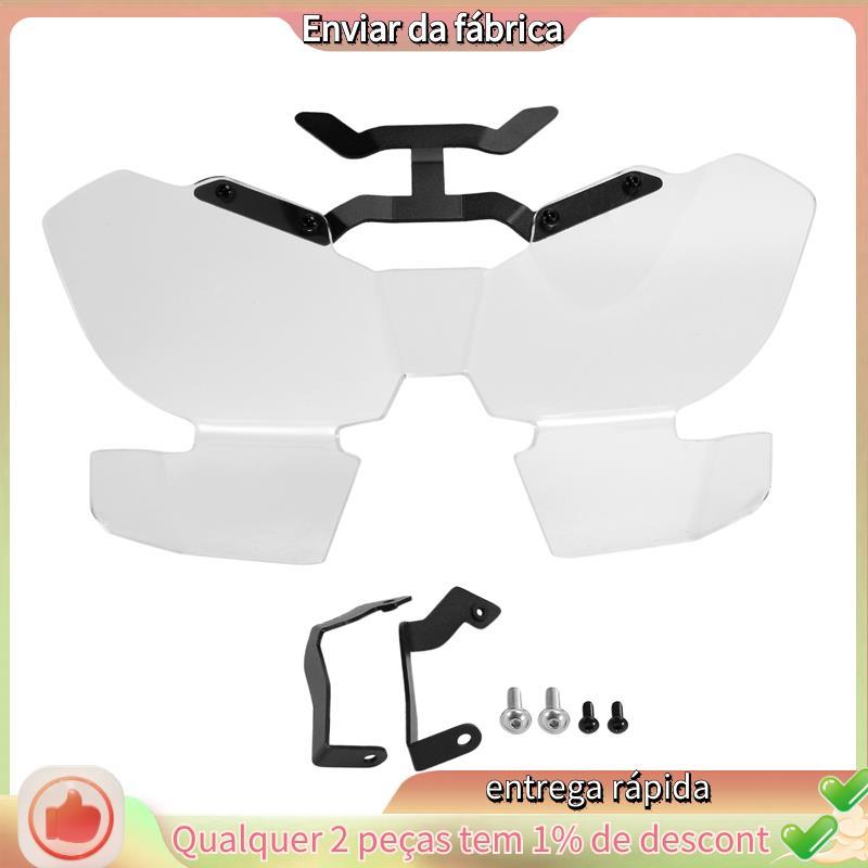 Protetor De Lente Para Farol De Motocicleta , Proteção Transparente Lâmpada Frontal CRF1100L África Twin Adventure Sport
