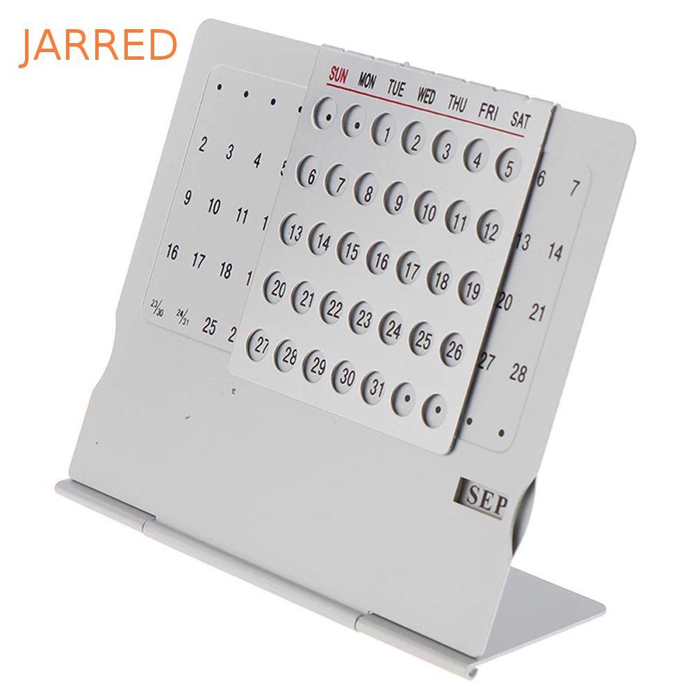 JARRED 100 Anos Calendário Durável Super Exclusivo Liga De Alumínio Inglês Material De Escritório Decoração De Mesa Perp