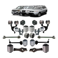 Kit 16 Buchas Suspensão Traseira Hyundai Santa Fé 2007/2012