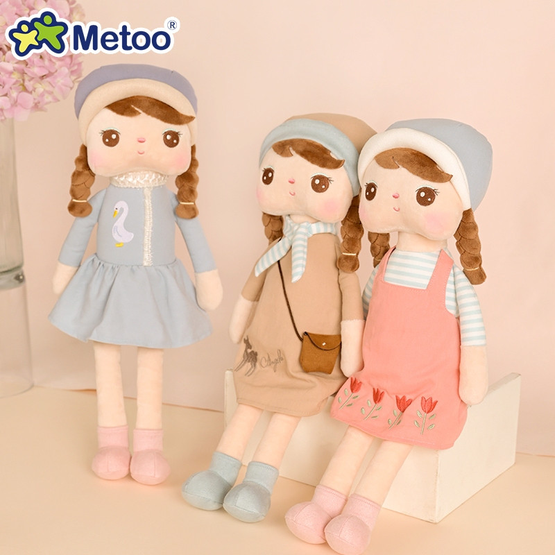 Metoo morandi angela boneca 42cm brinquedo de pelúcia kawaii personagem brinquedo boneca de pelúcia kawaii presente