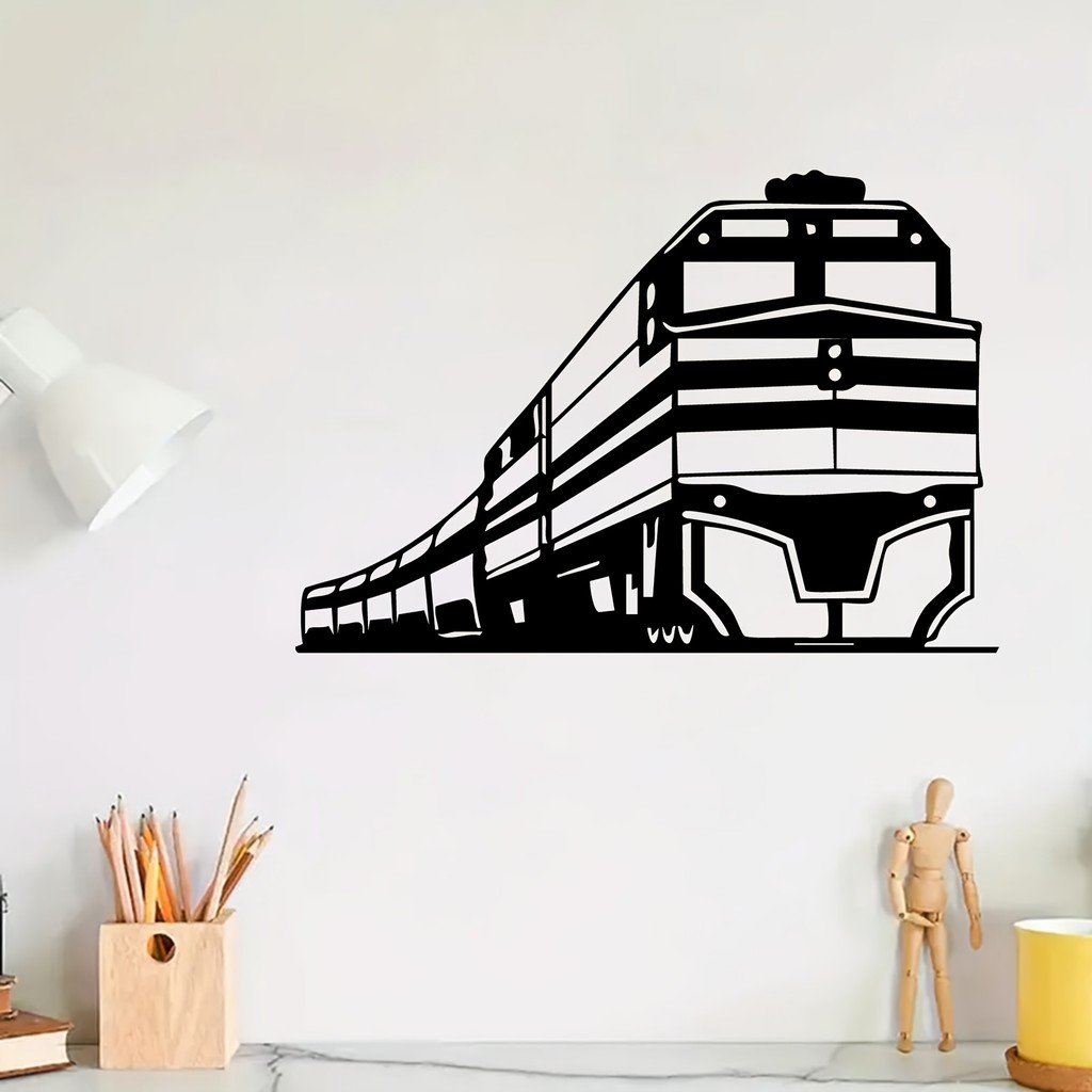 Oláyoung Arte De Parede De Trem De Metal Retrô , Presente De Decoração De Casa À Prova De Ferrugem Para Entusiastas Ferr