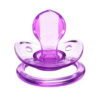 LittleForBig BigShield Conjunto de Chupetas Adultas com Acabamento Brilhante - Azul e Roxo