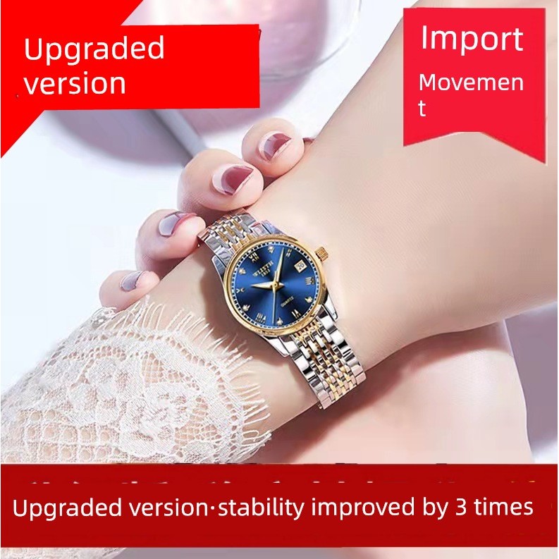 relogio feminino pequeno relogio feminino 2026 novo estilo suíço genuíno relógio feminino não-leve luxo relógio mecânico