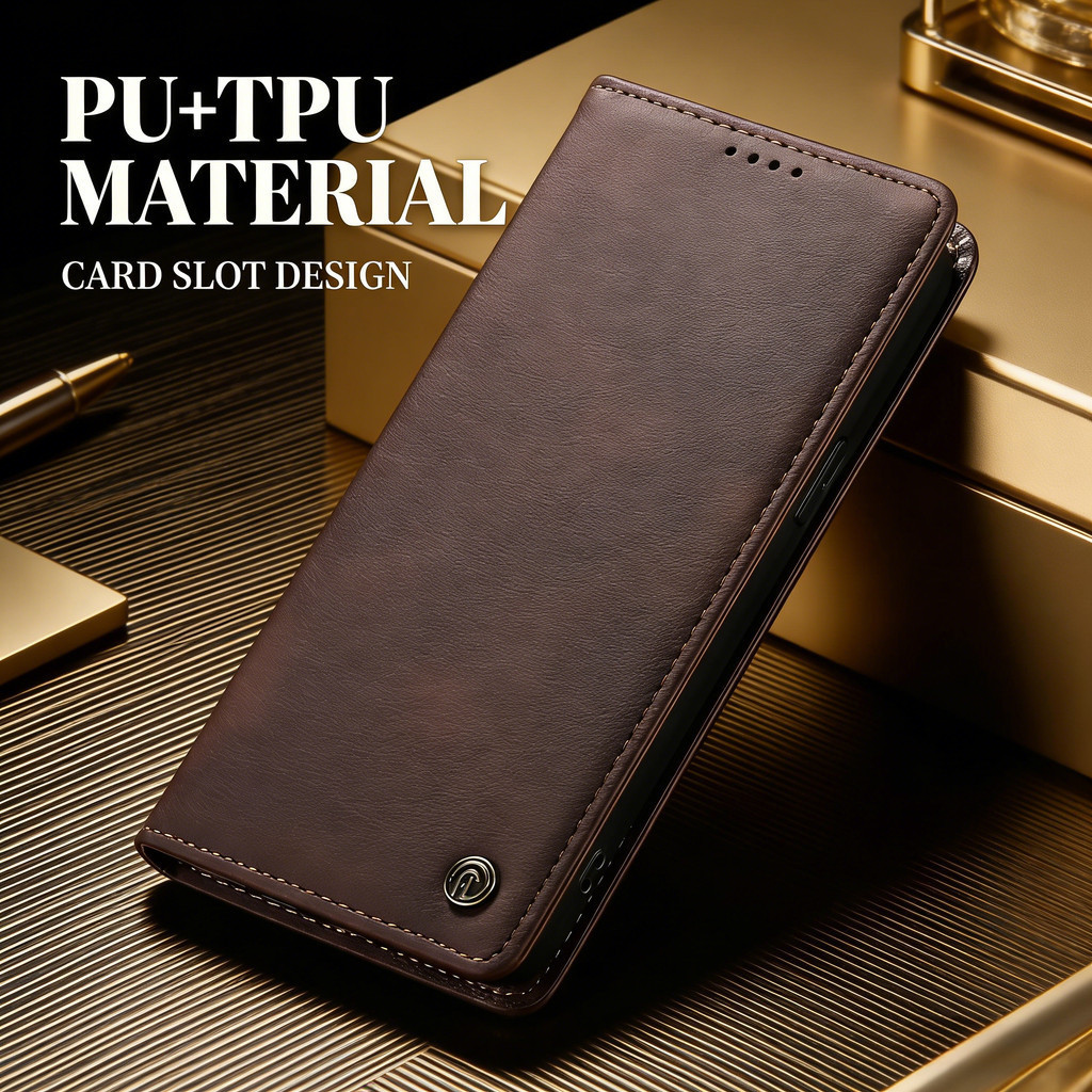 Capa de Couro para Celular Samsung Galaxy A07 A17 A37 A57 A06 A16 A26 A36 A56 A0