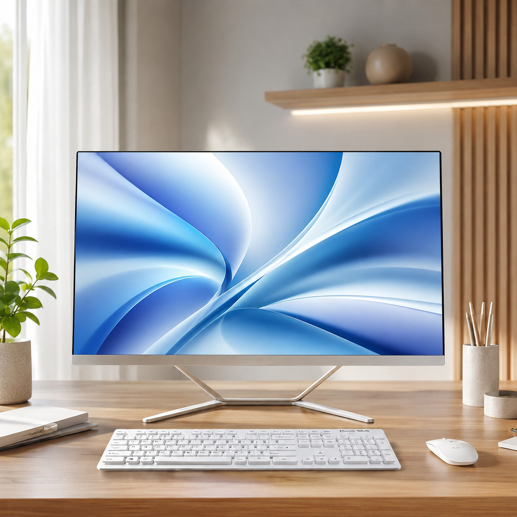 Computador All In One Tela 23.8 Full HD IPS i7 WiFi 5GHz SSD Alta Velocidade 16G