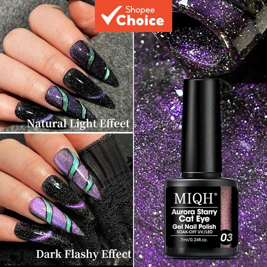 Esmalte em gel de olho de gato estelar de alta qualidade, cores vibrantes, manicure de salão, para mãos e pés, design