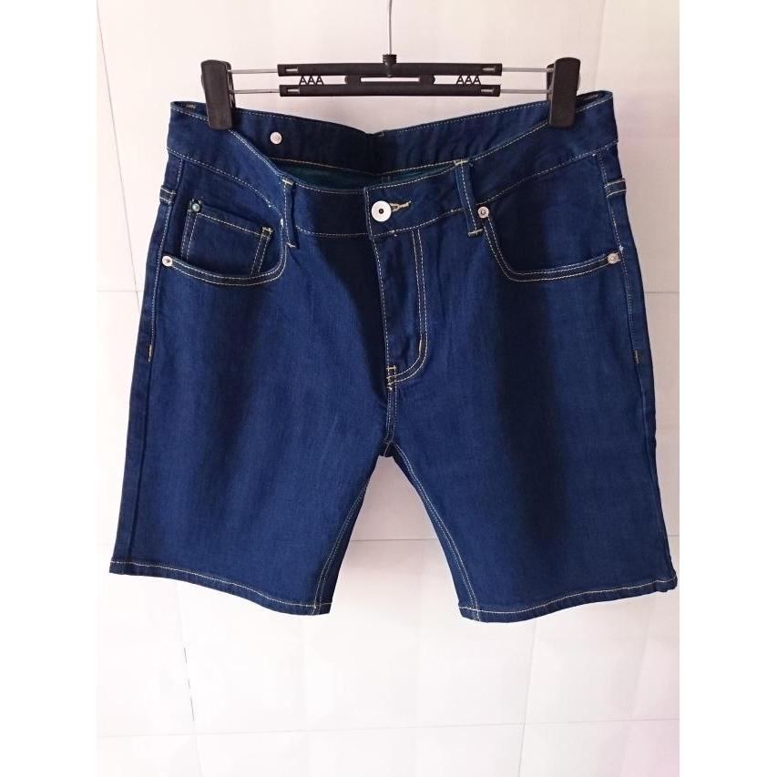 Ji Ao Roupas Masculinas Contador Genuíno 16 Novo Estilo Moda Masculina Versão Coreana Slim-fit Denim Shorts Masculinos S