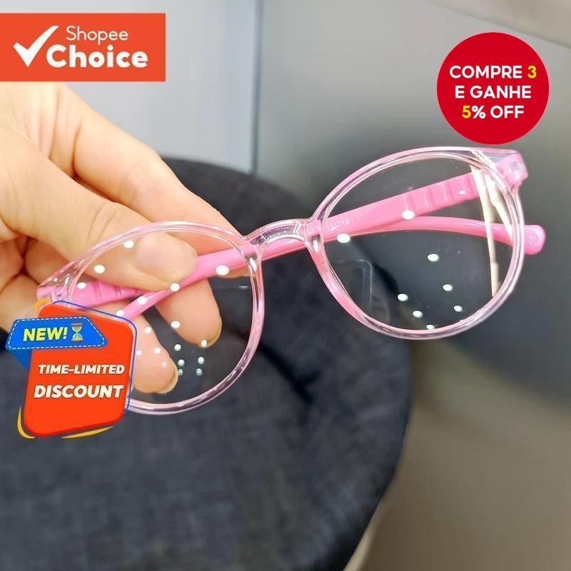 Óculos Anti-Radiação Ati Com Luz Azul Para Crianças E Adultos Lentes Substituíveis De Proteção UV Jogos Leitura