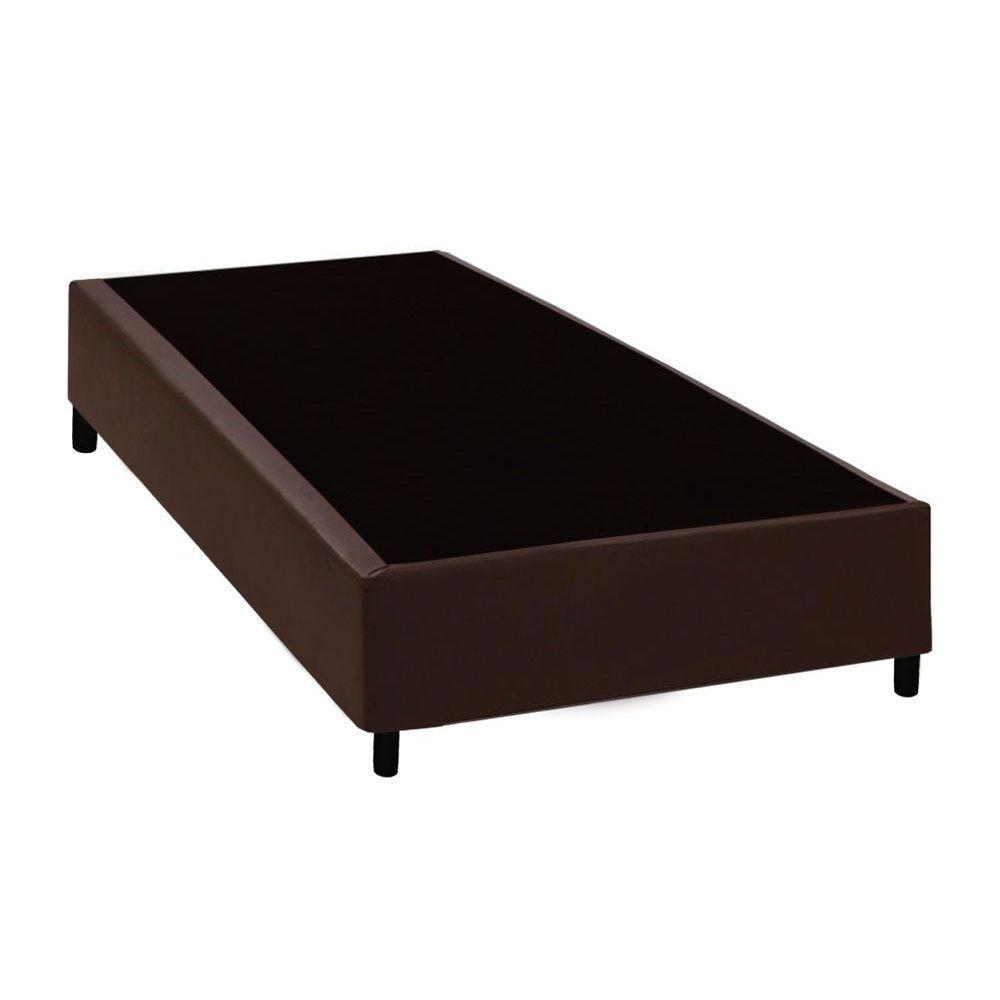 Cama Box Base Solteiro Universal Courano Brown (88x188x20) - Costa Rica