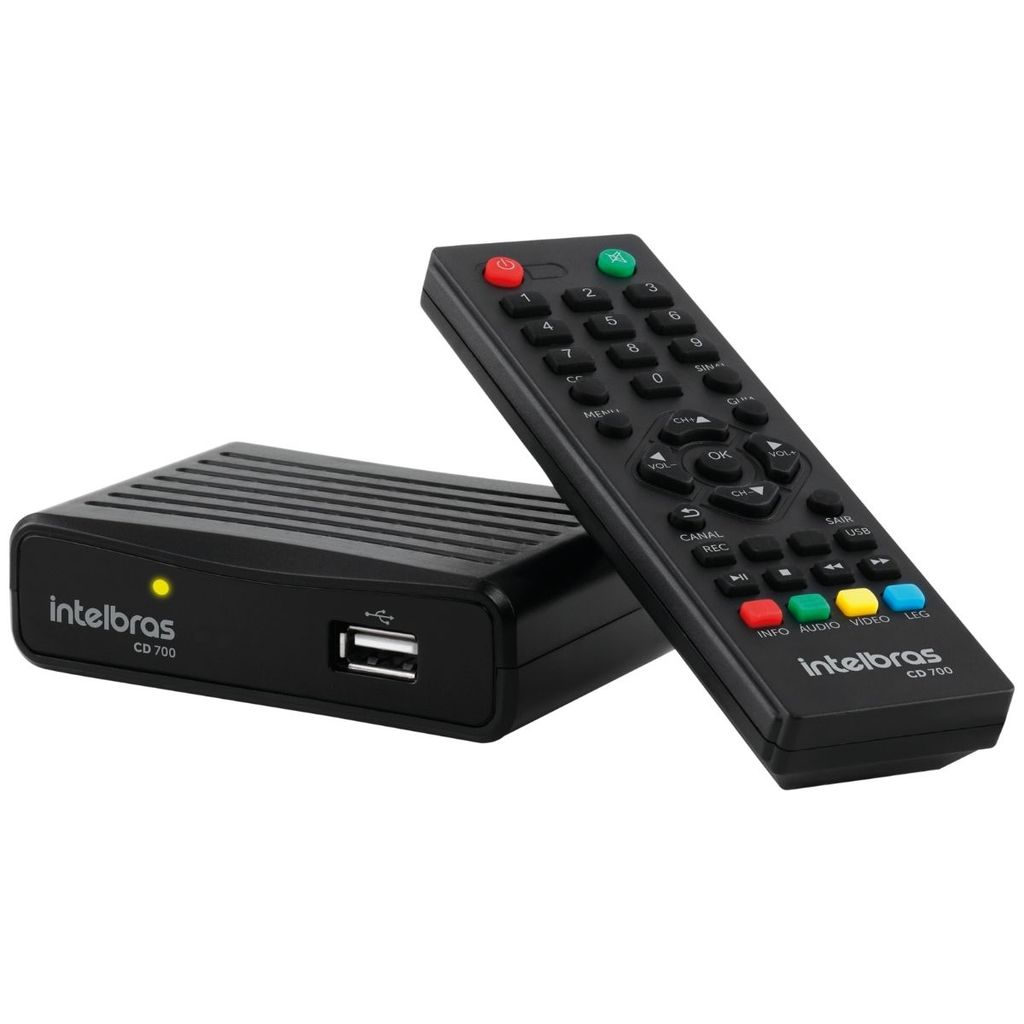 Conversor e Gravador Sinal Digital de TV Intelbras CD700