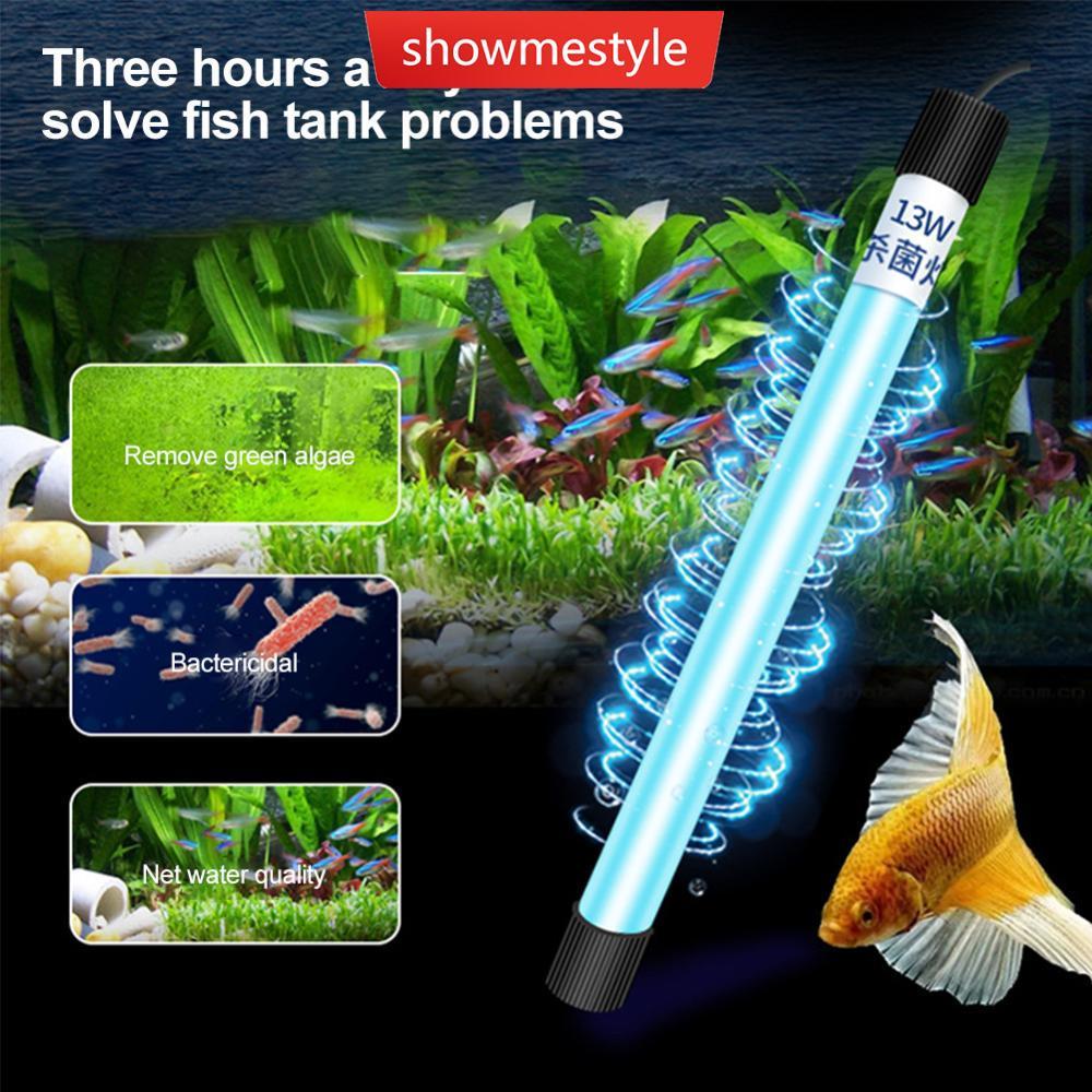 SMS 5W/7W/9W/11W/13W Aquário UV Esterilizador Lâmpada Luz Limpador De Água Para De Tanque De Peixes Esterilização De Lag