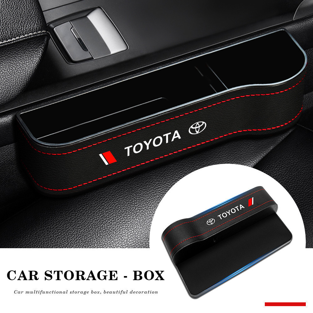 Para Toyota Camry Corolla Tacoma Hilux Vios Yaris Hiace Avanza, Caixa de Armazenamento para Carro, Caixa de Armazenament
