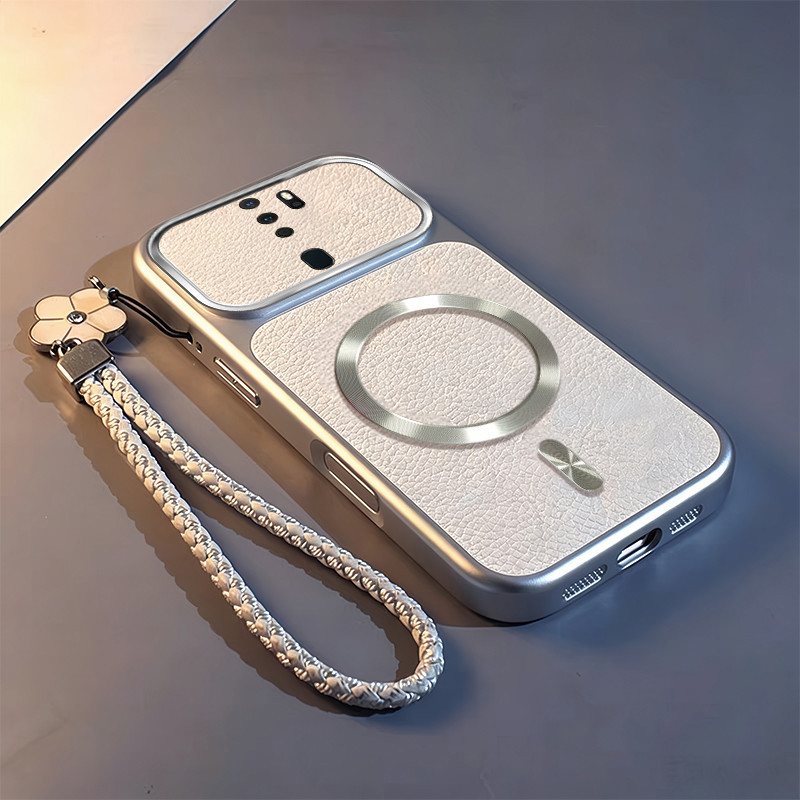 Capa TTTL para OPPO A5 A9 2020 Capa de telefone Novo padrão de couro Capa magnética de cauda redonda Espelho de janela g