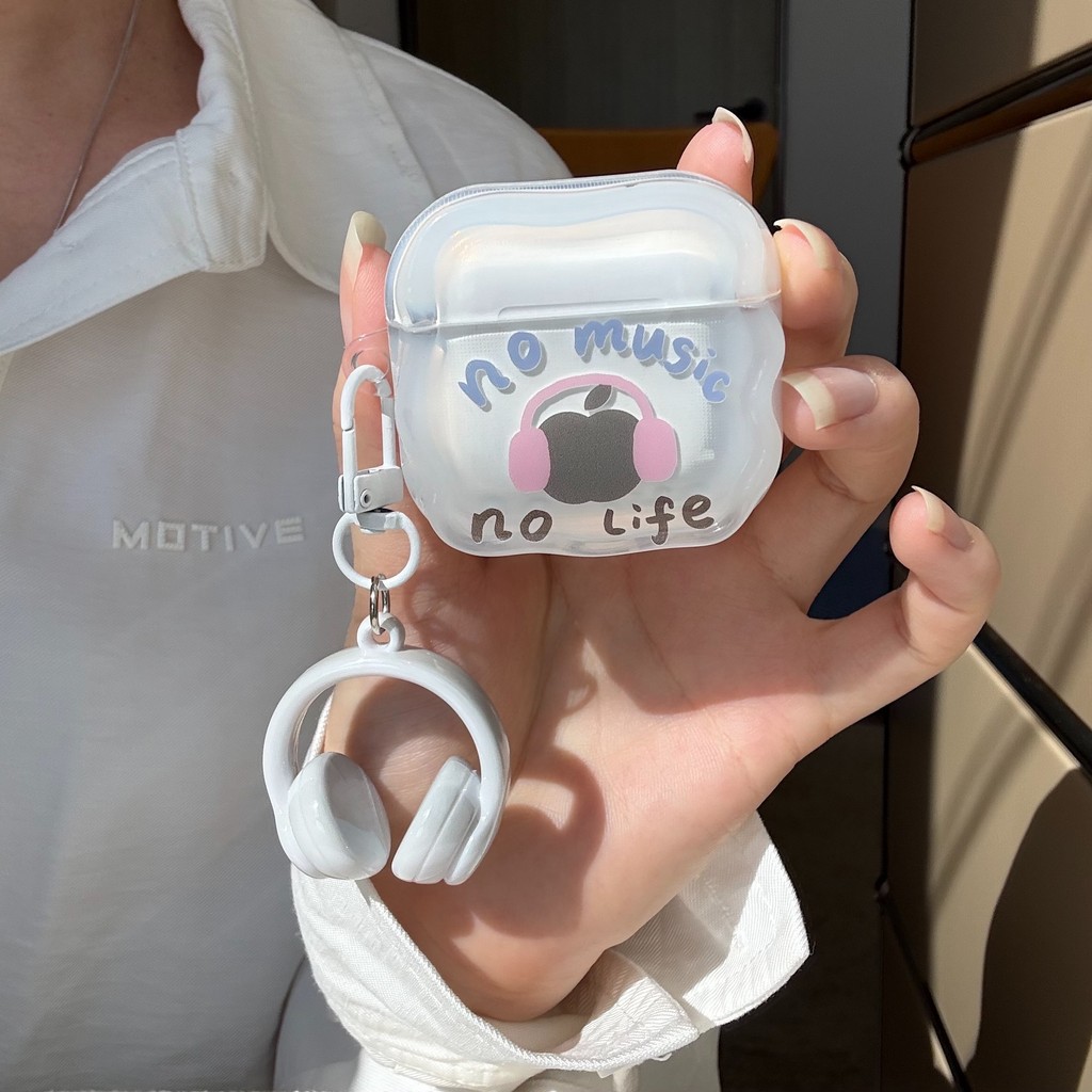 Capa ins Para AirPods , Protetora Fone De Ouvido Apple , Corrente Fofa De Desenho Animado Adequada 4 1/2 Pro/2 3 Antider
