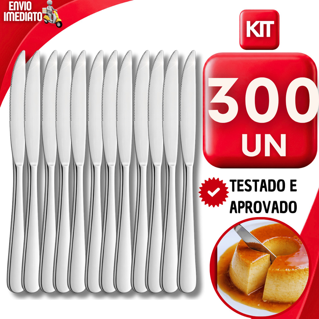 FACA DE SOBREMESA INOX PARA BOLO TORTA DOCE CAFÉ CONFEITARIA PADARIA BUFFET RESTAURANTE HOTEL EVENTOS E MESA POSTA