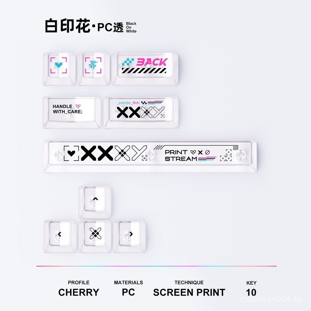 Novo conjunto de keycaps personalizadas para PC com tema de teclado mecânico Titan Kingdom, Momo Black Goku EVA Zaku 1UR