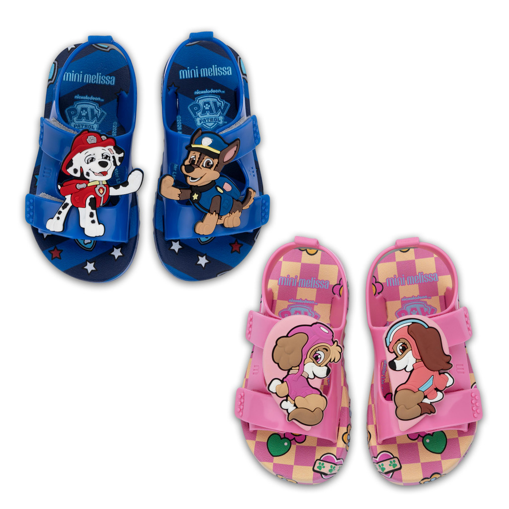 Sandália Mini Melissa Run + Paw Patrol Baby - 38086