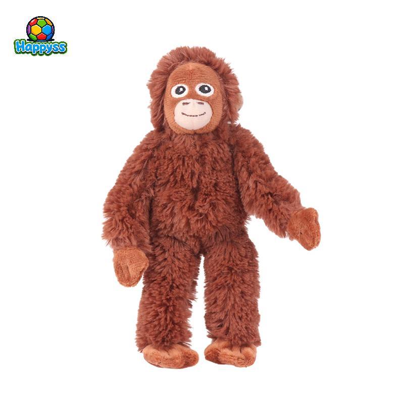 happyss Desenho Animado Gorila Brinquedo De Pelúcia Chimpanzés Macaco Pingente Macio Boneca Chaveiro Bapa Saco De Carro