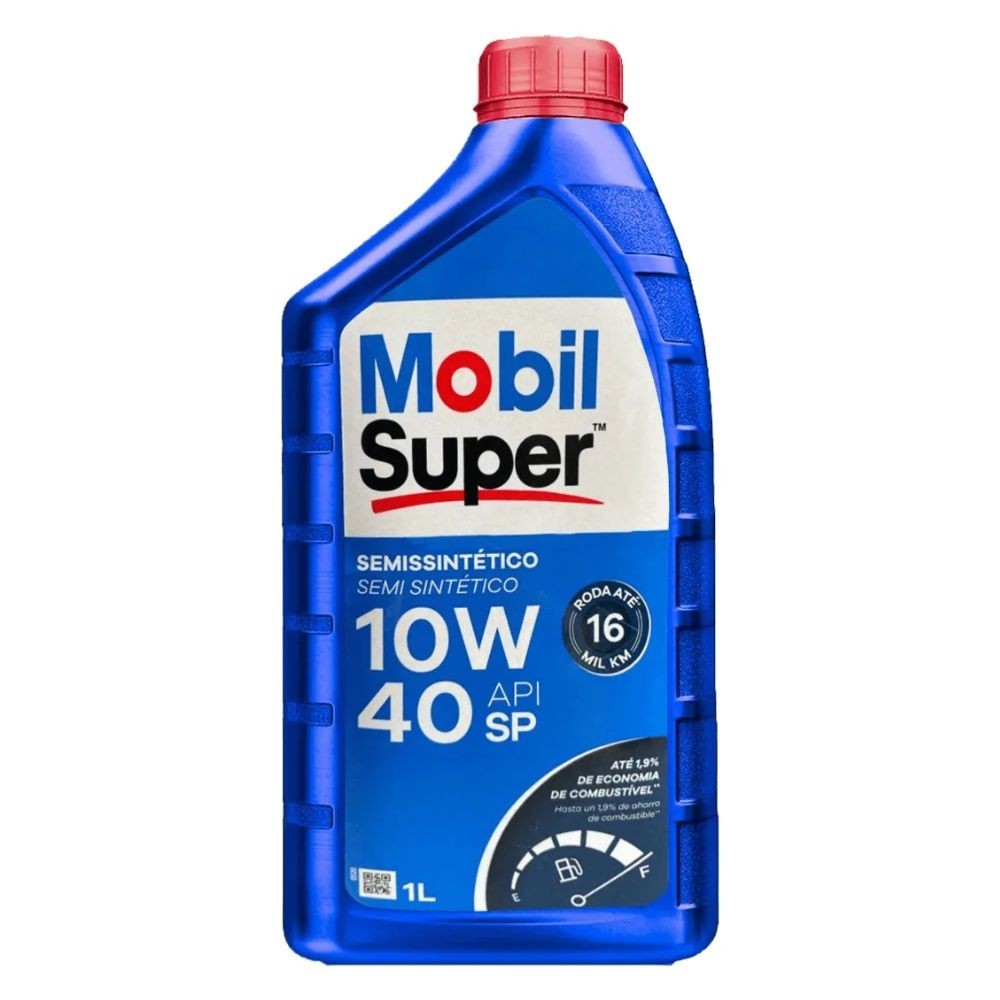 óleo Motor 10w40 Semi Sintético Mobil Super 1 Litro