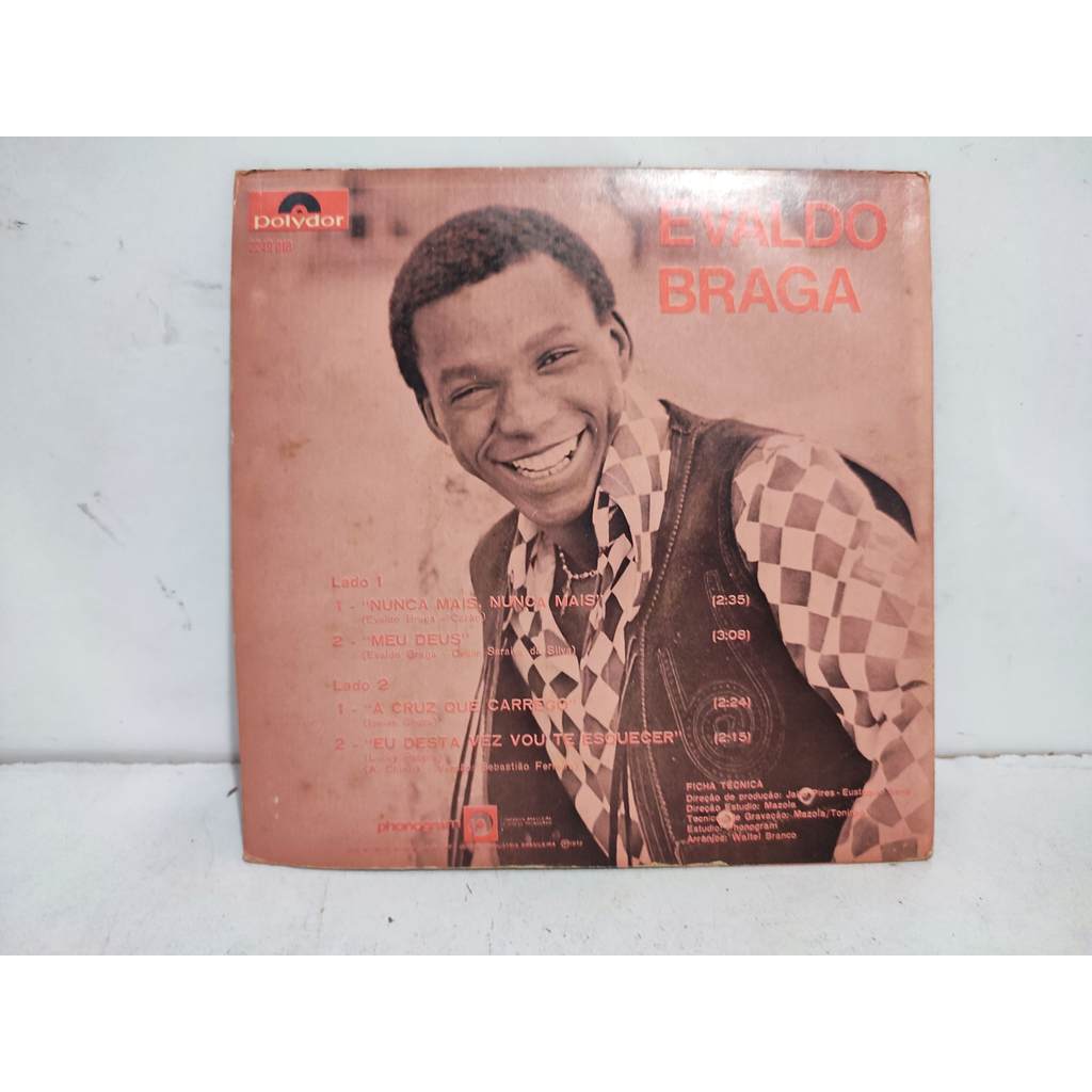 Disco Compacto: Evaldo Braga – Nunca Mais, Nunca Mais