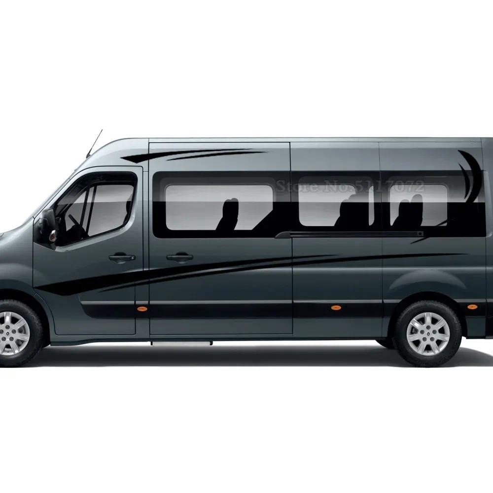 Adesivos De Carro Para Renault Master Mensageiro NIssan NV400 Interstar Opel Vauxhall Movano Camper Van Motorhome Tuning